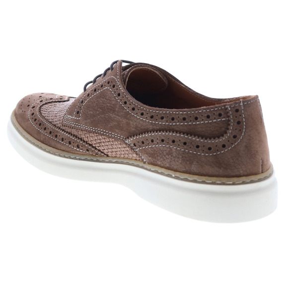 Bruno Magli Salento Raffia Mens Shoes Brown Oxfords Made in Italy Size 10.5 M main image 8